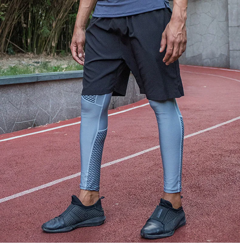 Gym Leggings Crossfit Running Fitness Workout Sweatpants Mens Basketball Yoga Training Tights Quick Dry Sport Compression Pants