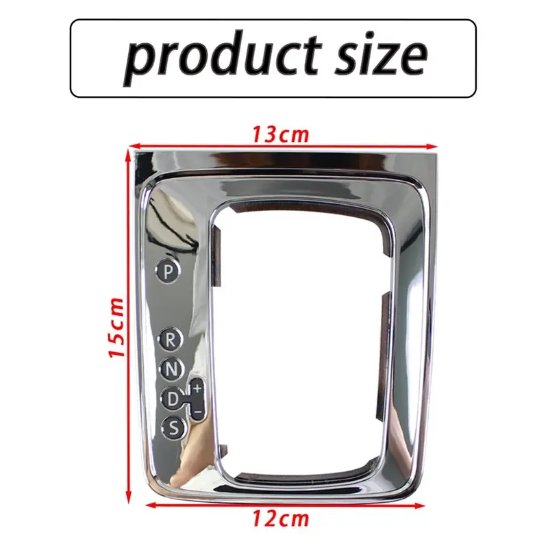 Shift Lever Replacement Frame Panel For VW Passat B6 2006-2011 CC 2009-2012 Gear Shift Knob AT 3C1713203AA-T61C