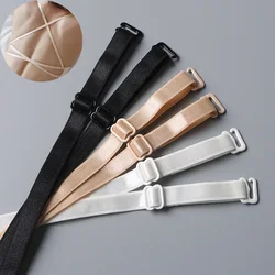 2023 New 1Pair Women Slip Resistant Bra Straps Women Double Shoulder Elastic Brassiere Lady Bra Strap Accessories Lingerie