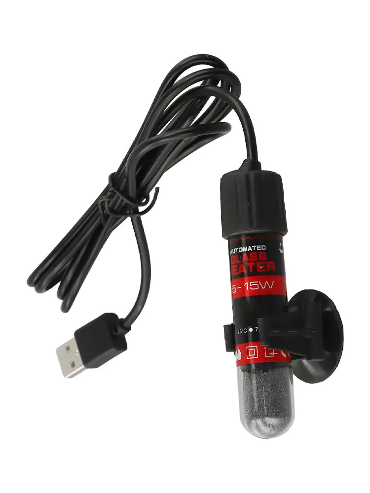 90*20mm Aquarium Heater Automatic Temperature Control Efficient Warmth Hard Glass Tube IP68 Safety Standards Optimal Heating