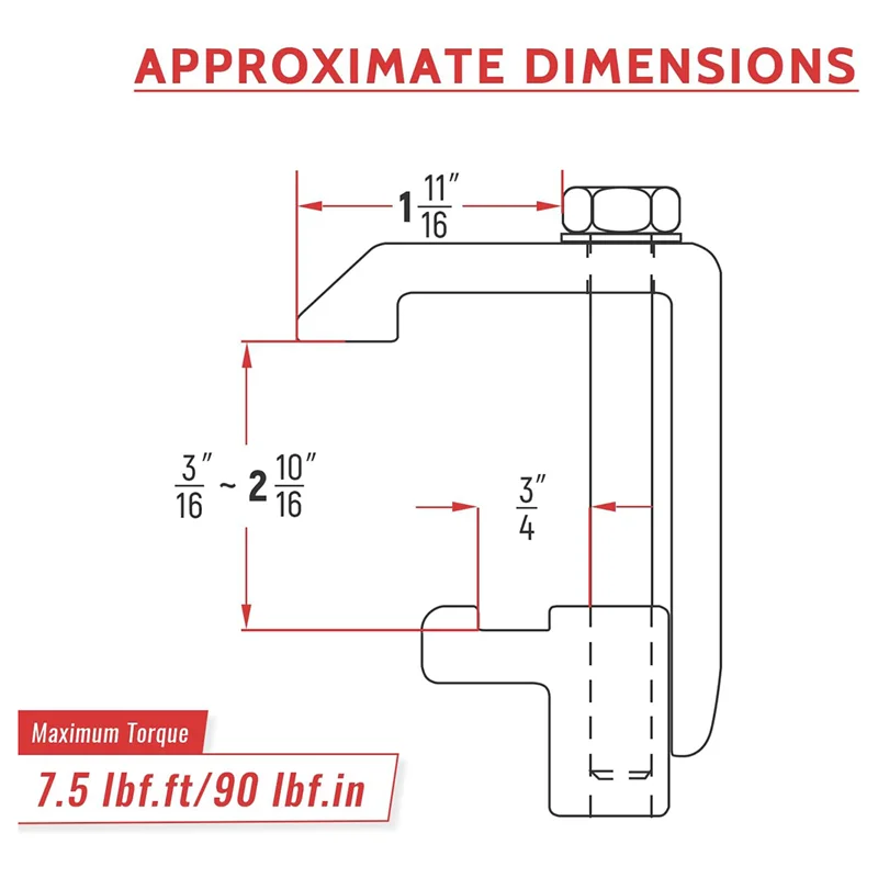 

Precisionn P-AC-04N Mounting Clip Universal Automotive Supplies Replacement Parts Accessories
