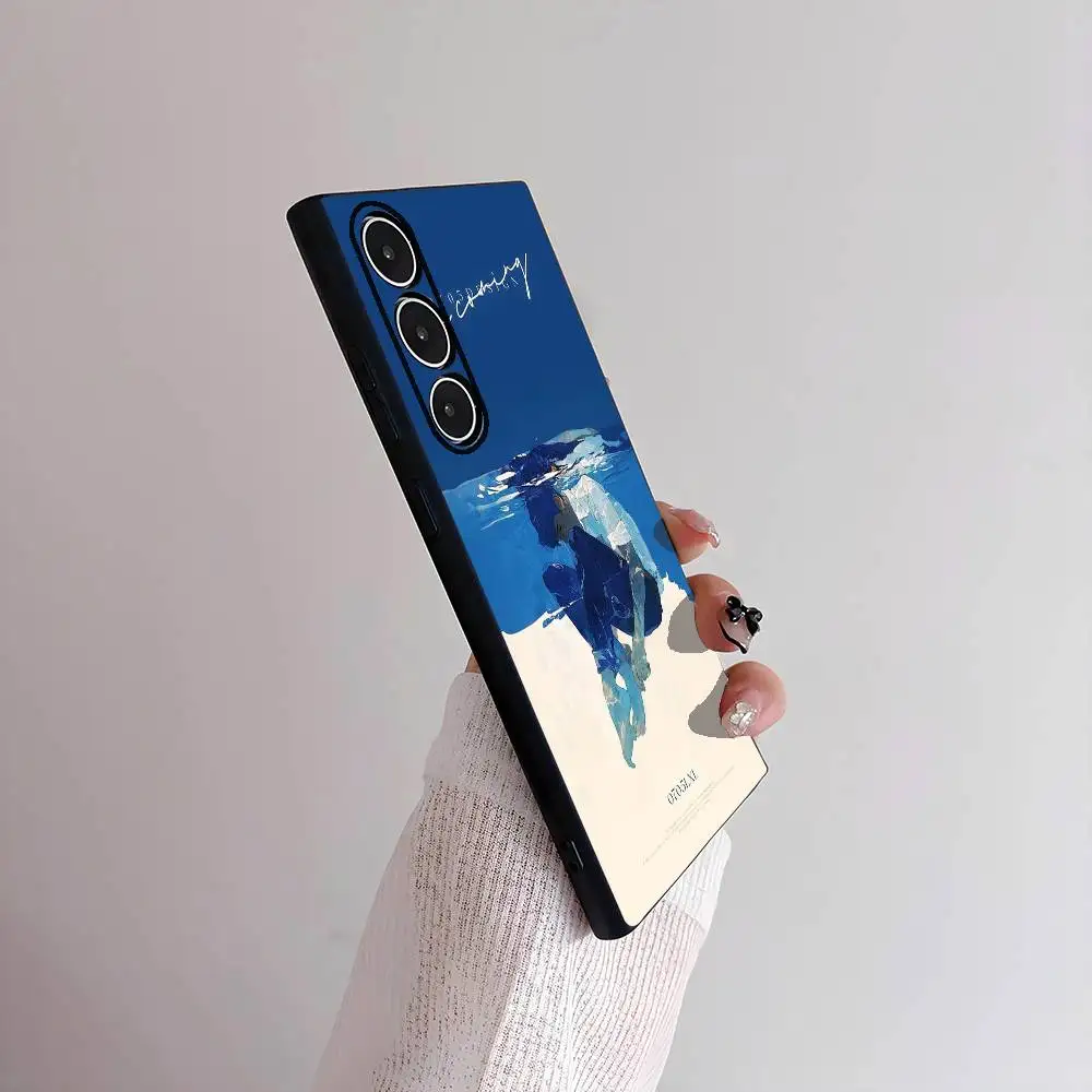 Чехол для телефона Anime Blue Period Yatorayaguchi, приятный для кожи мягкий чехол из ТПУ, совместимый с Samsung S21/S22/S23/S24/S25 FE/Plus/Ultra