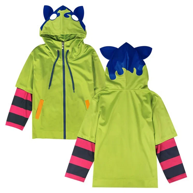 Anime Sk8 the Infinity Miya Cat Hooded Hoodie Jacket Costumes Cosplay For Woman Man Plus Size view 2