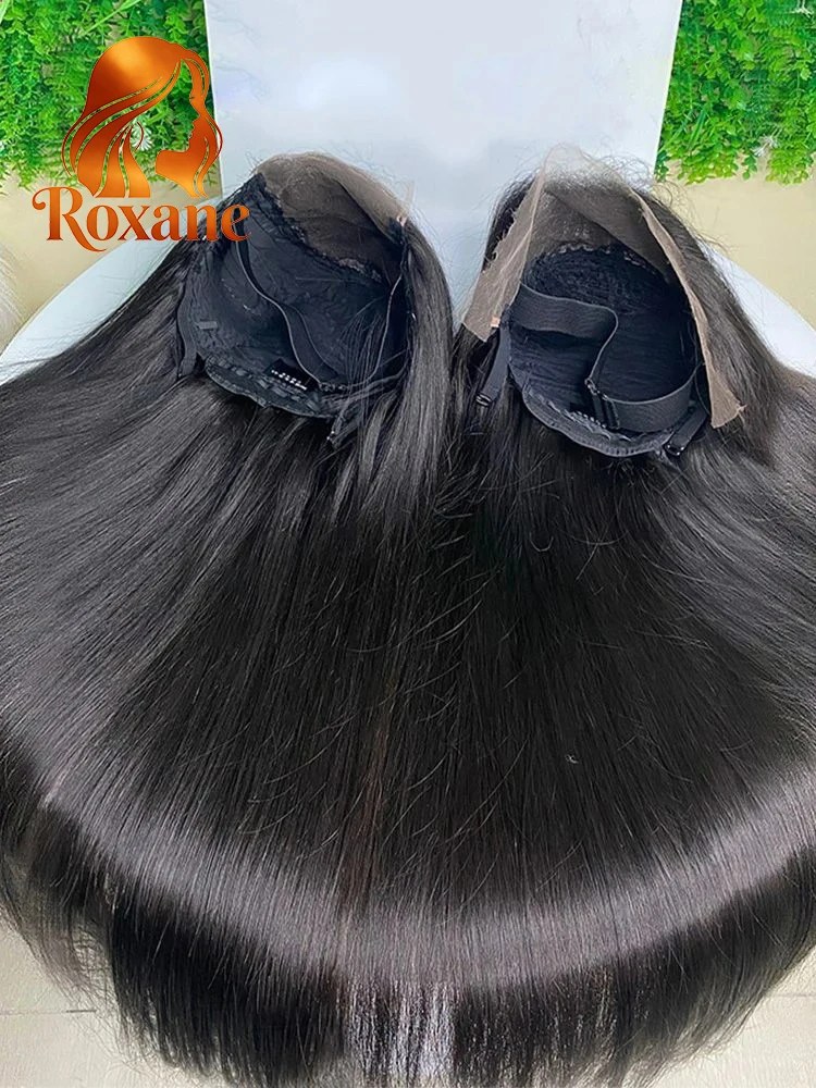 

Парик из натуральных волос Roxane, 220% плотность, 13x6, прозрачный, прямой, HD, с кружевной передней частью, предварительно снятая линия роста волос, 30-40 дюймов, парик с кружевной передней частью 13x4