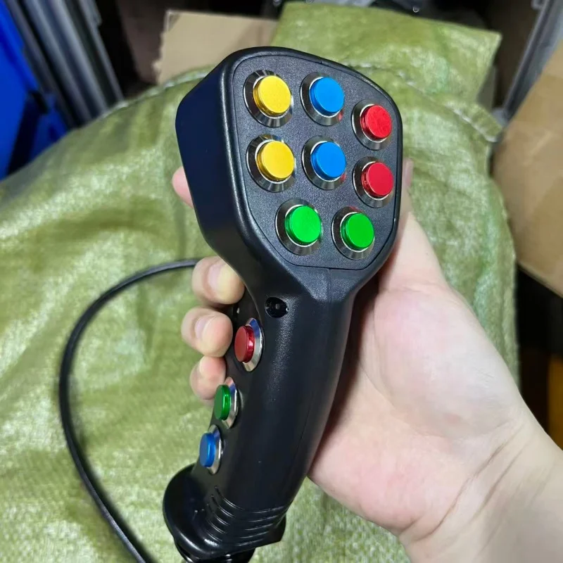 

11 buttons handle excavator agricultural harvester modification electric control handle