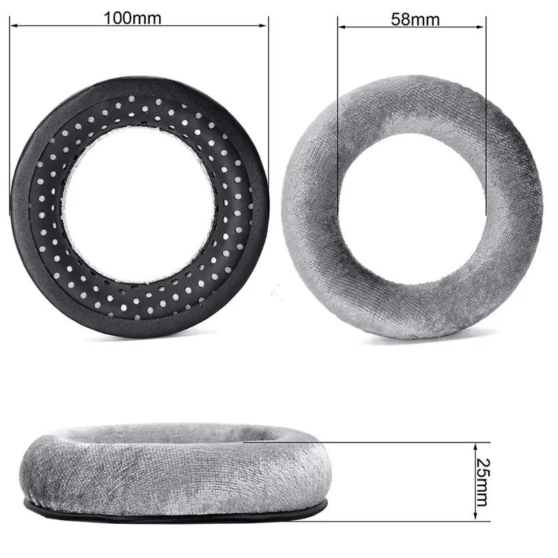 Velvet Fabric Ear Pads FOR Beyerdynamic DT770 DT880 DT990 DT 770 PRO DT 880 PRO DT 990 PRO Headphones Replacement Earpad Cups