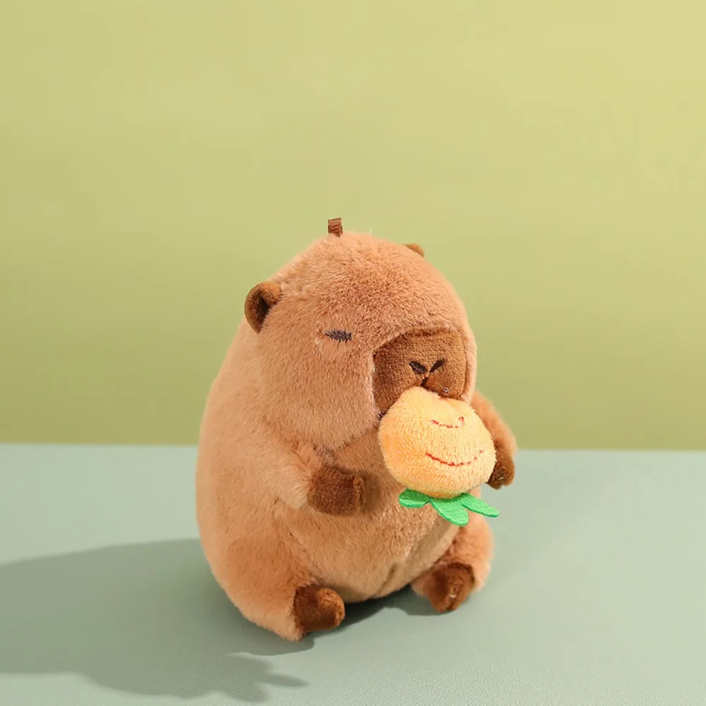 

Wagging Tail Капибара Хвост Вилящий брелок Игрушка в виде животного Капибара Wag Its Tail Игрушка Плюшевая кукла Мультфильм Забавный