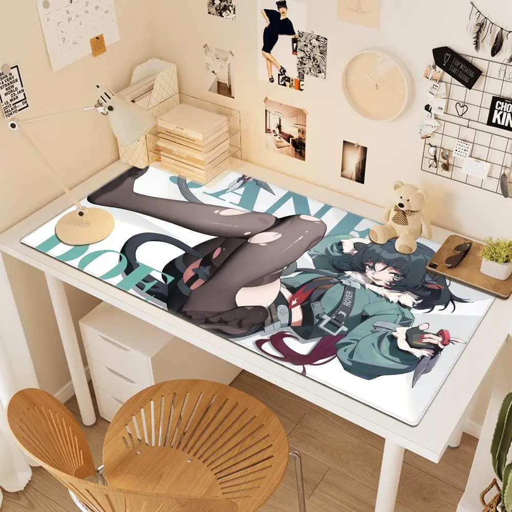 XXL90X40 Kawaii Hot Pretty Jane Doe Populr Fashion Video Game Zenless Zone Zero Mouse Pad Large 1000x500 Rubber Gaming Table Mat