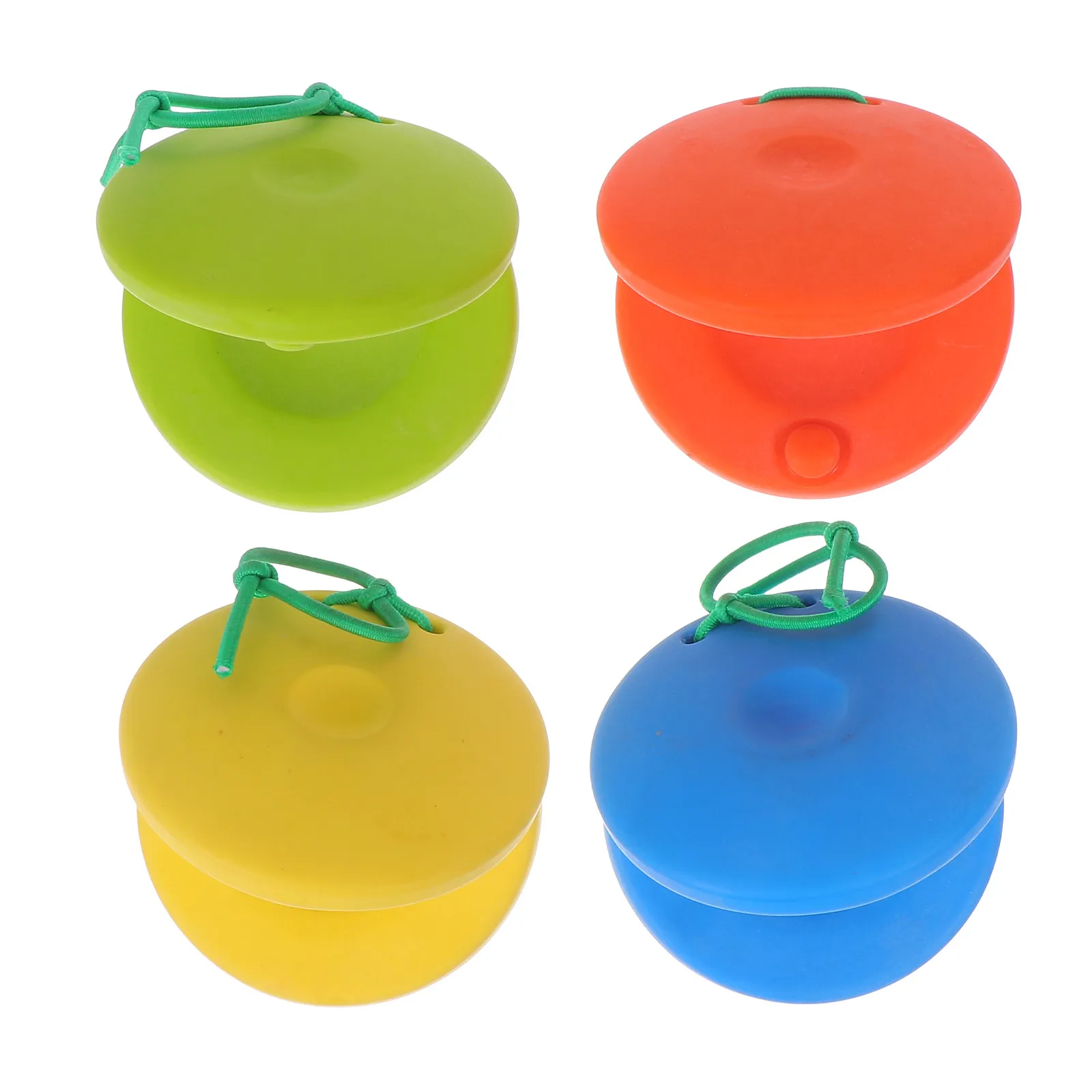 4 piezas de castañuelas para educación temprana, instrumentos de percusión, diseño en ABS, desarrollo musical, instrumento de aprendizaje preescolar.