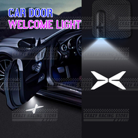 1/2PCS For Xpeng Xiaopeng G3i P7i P7 P5 G3 G6 G9 N5 X2 X9 F30 Logo LED Courtesy Lamp Car Door Welcome Light Ghost Shadow Light