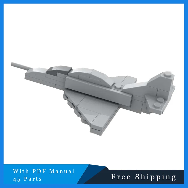 45 個戦争シリーズテクノロジー軍用機モジュラー MOC クリエイティブビルディングブロックモデル DIY 組み立て子供のおもちゃフェスティバルクリスマスギフト