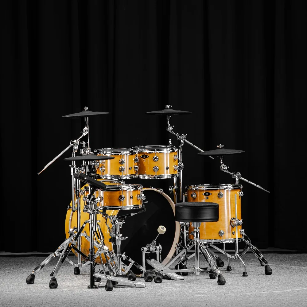 Professional-Grade Birch Acoustic-Electric Drum Set | Lacquer Finish | Flagship Kit