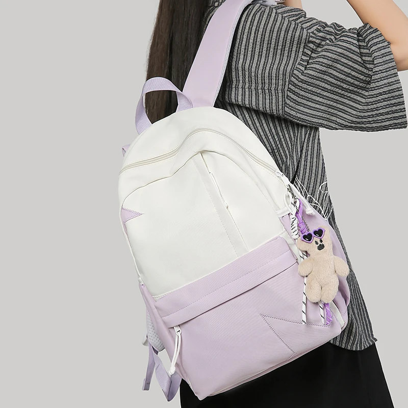 New Fashion Women's BackpackTravel Multi-pocket Waterproof Woman Man Travel Bag SchoolBackpack for Teenage Girls Laptop Knapsack
