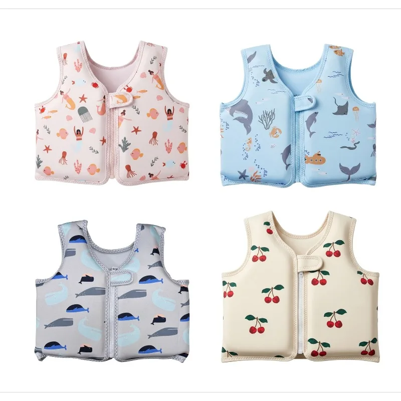 Kids Swim Vest Foam Buoyancy Vest Anti-Drowning Baby Swimming Training Aid Safety Life Jacket for Pool Beach Water Park
