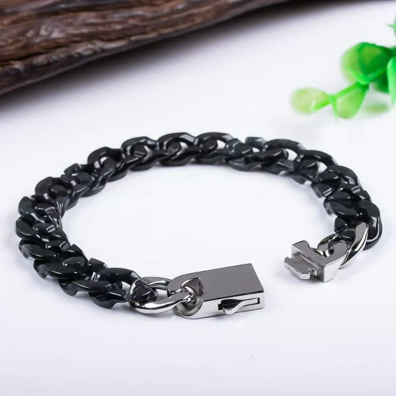 Original High-end Natural Black Jade String Type Bracelet Personalized Fashion Accessories Men and Women Couples Holiday Gifts