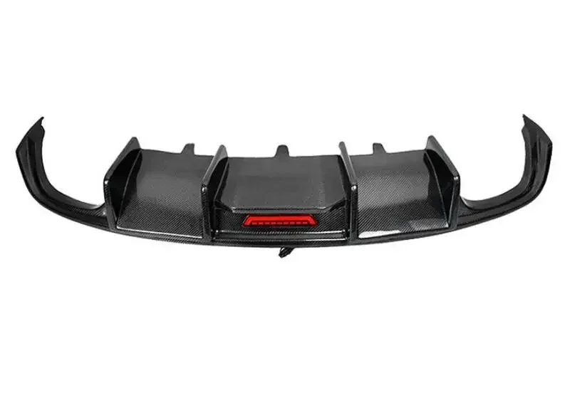 New！ For Audi A4 S Line S4 B8.5 2013 2014 2015 2016 Real Carbon Fiber Rear Diffuser Kit Lip Spoiler High Quality Refits Splitter