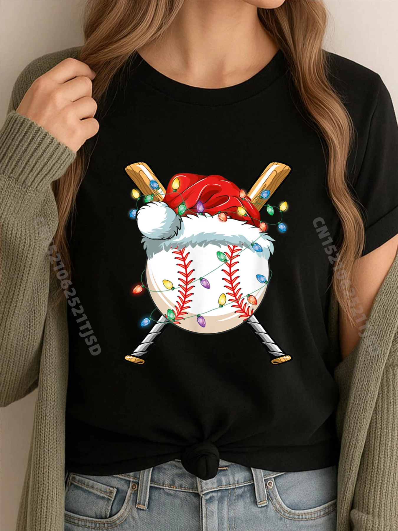 Świąteczna koszulka męska Santa Sports, koszykarz baseballowy, hiphop, streetwear, wysoka jakość, retro, efekt sprania, topy i t-shirty