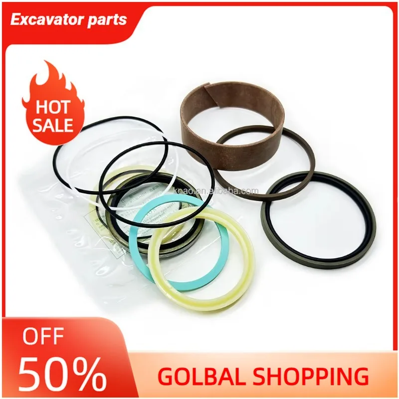 

Для отличных деталей строительной техники 6I6858 Комплект уплотнений цилиндра стрелы с механическим уплотнением 6I6858 для экскаватора CAT E311