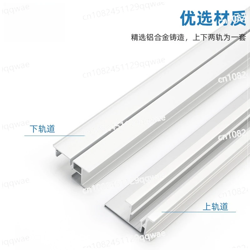 Wardrobe folding translation door accessories, folding + translation door sliding door hardware pulley damping buffer hanger