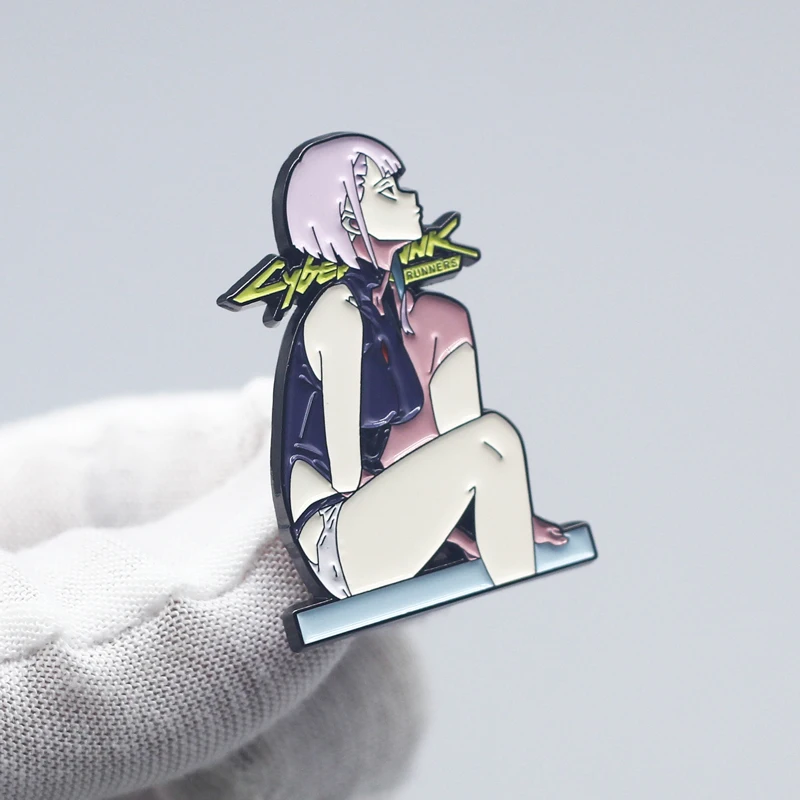 Fashion Punk Game Enamel Pin Cartoon Metal Decorate Badge Lapel Accessories Brooch Collecting