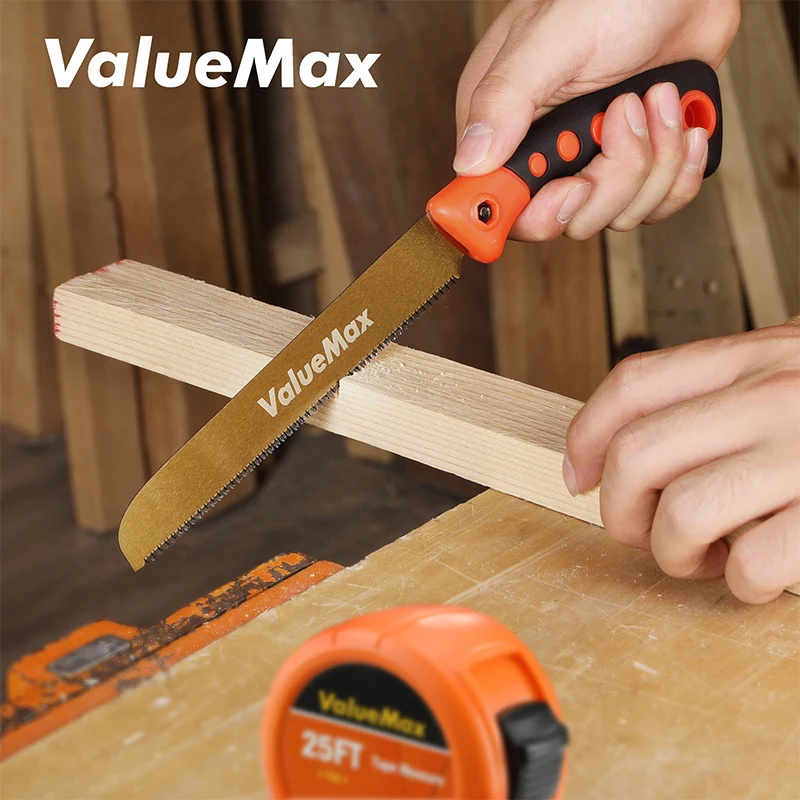 ValueMax 6 "Handzaag met Blade Cover Zware Snijhandgreep Zaag Voor Hout Snijden Landbouw Handzaag Gereedschap 200MM