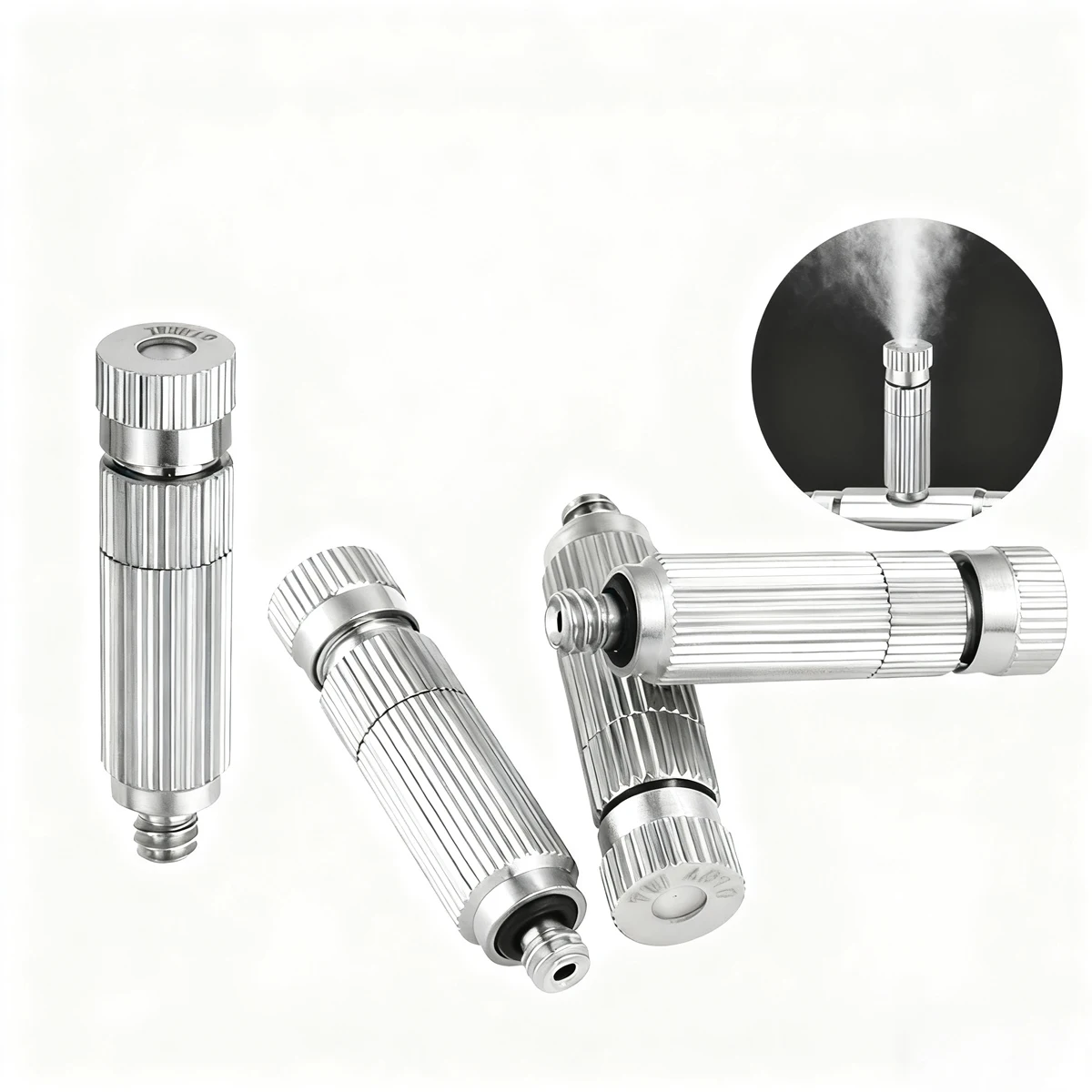0.1MM~0.8MM 10 Pcs High Pressure Misting Mist Nozzle Garden Water Spray Nozzle For Misting Cooling System Garden Humidification