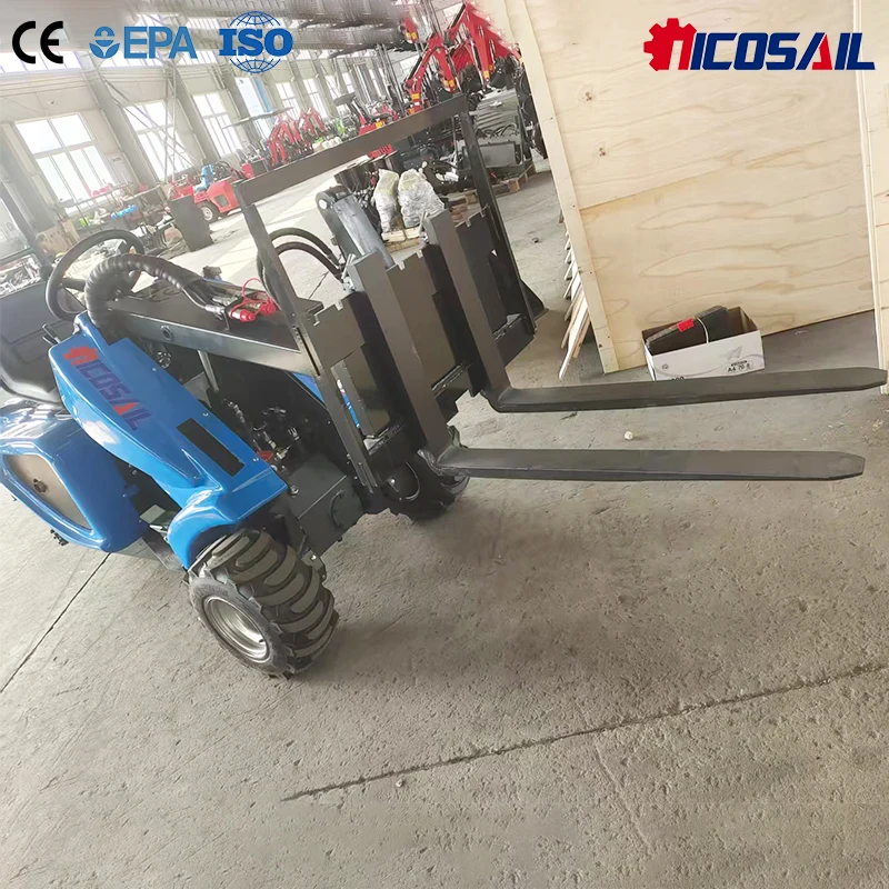 Трехколесный мини-погрузчик с одноцилиндровым двигателем 13,5 л.с. с быстрым креплением для работы на малайзийских фермах