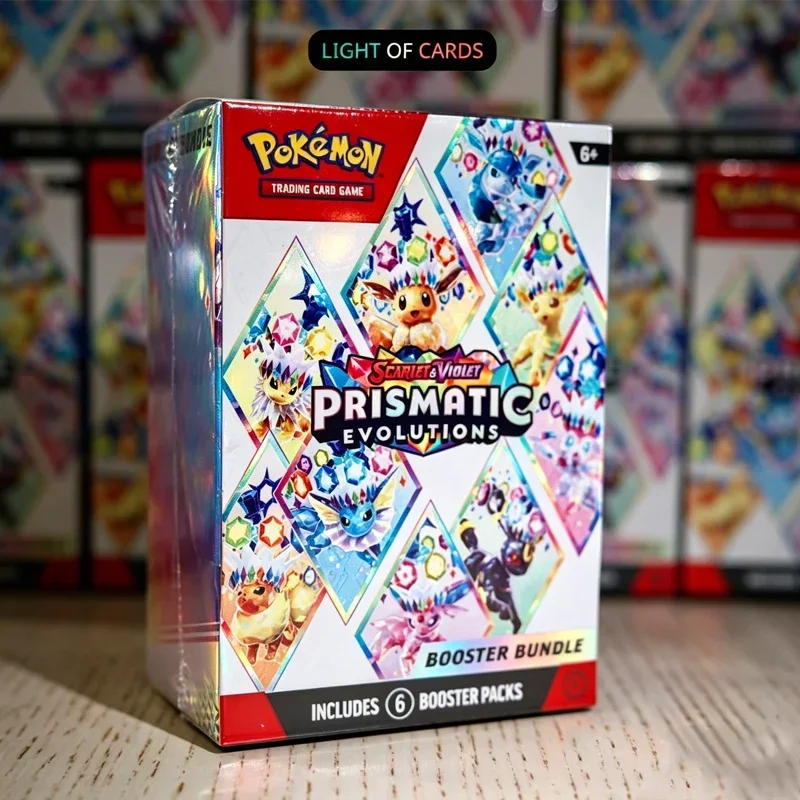 Po kemon Card v10 Booster bundle Destined Rivals Prismatic Evolutions Scarlet Violet 151 English ME01 Booster Card Toy Gifse