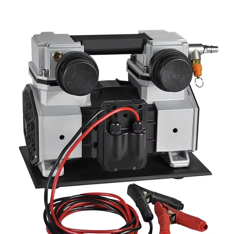 DC12V-24V Li-ion BRUSHLESS AIR COMPRESSOR 500W Aluminum DC Motor Portable Oilless Silent Air Pump Car Air Compressor Model 4
