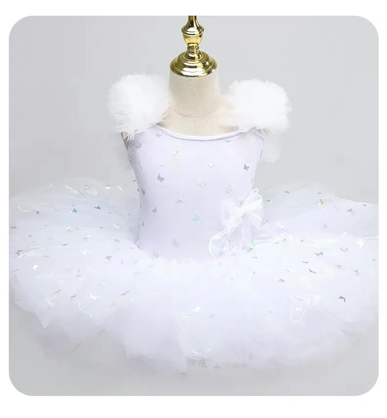 PD05007  New Style Little Swan Ballet Dance Dress Multiple Colors Cute Sweet Tutu Skirt Ballet Stage Performance Costume