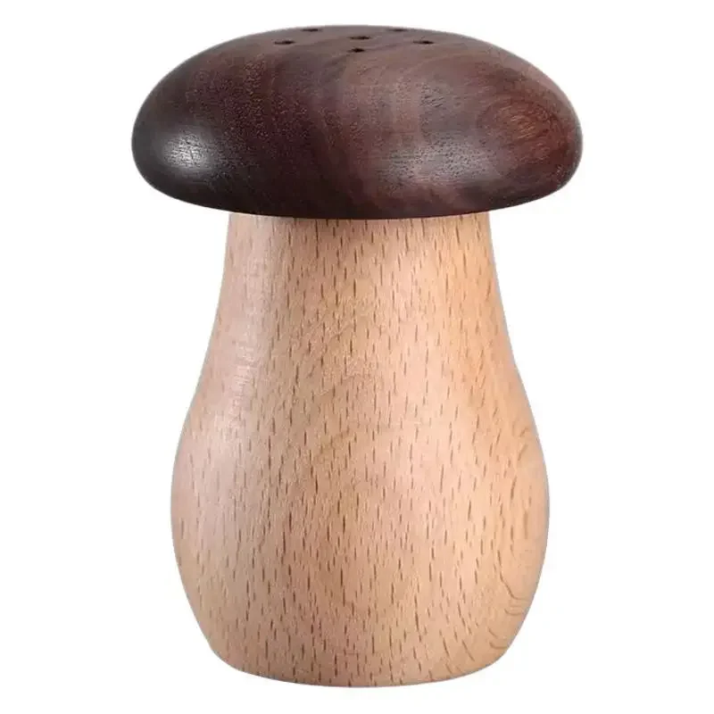 

Creative cute mushroom walnut solid wood toothpick holder household high-end toothpick box