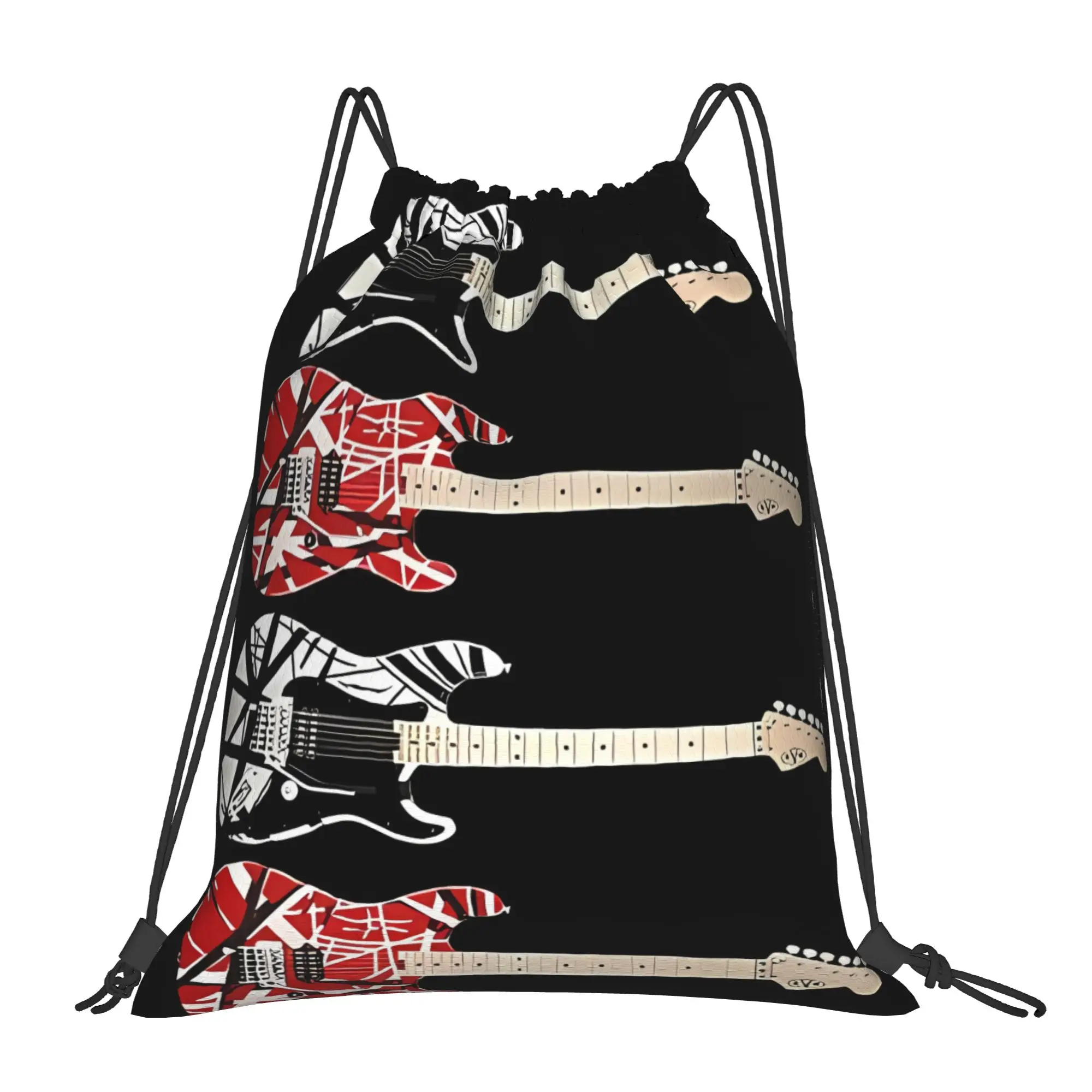 Eddie Rock Van Halen Portable Sports Drawstring Bags Riding Backpack gym bag Storage Backpacks
