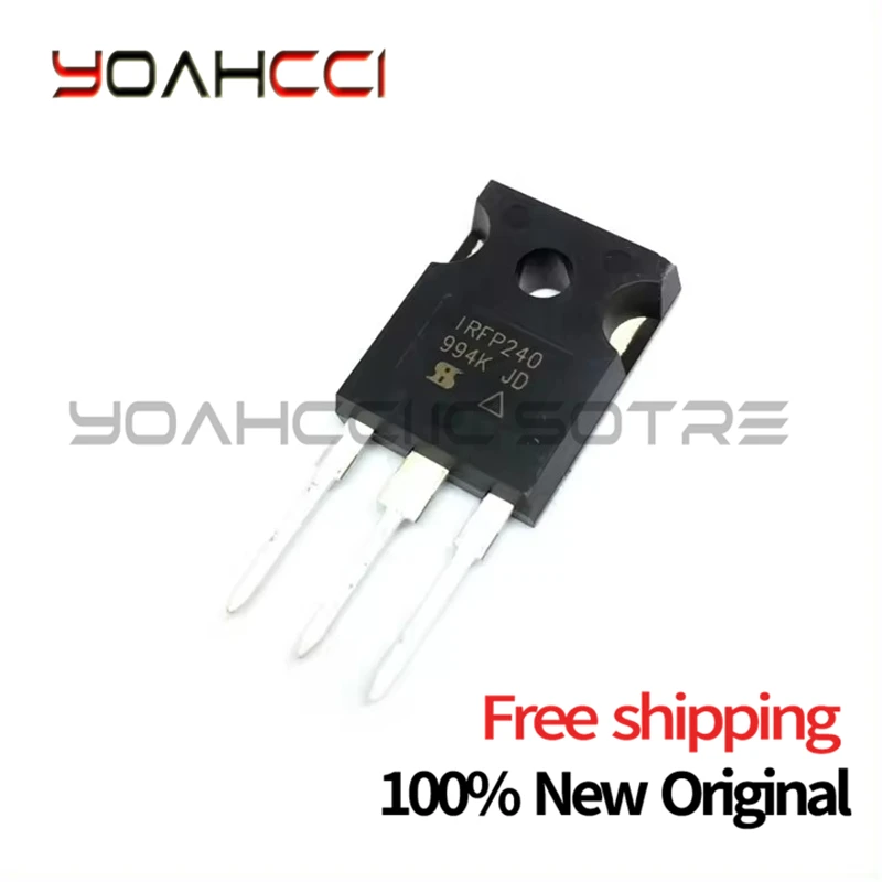 

10PCS/LOT New Original Import IRFP240PBF IRFP240 TO-247 200V 20A MOSFET N-CH Free shipping