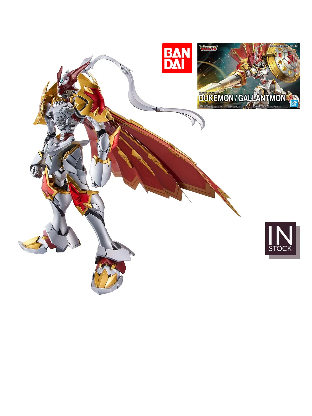 

[In Stock] Original BANDAI FRS Figure Standard[DIGIMON] -DUKEMON GALLANTMON Amplified Plastice Model Kit