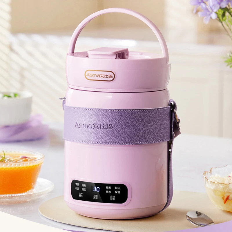 1.5L وعاء الطبخ الكهربائي كوب الحساء متعدد الطباخ هوتبوت غير عصا جهاز طهي الأرز كوب التدفئة غلاية محمولة مقلاة كهربائية 220 فولت