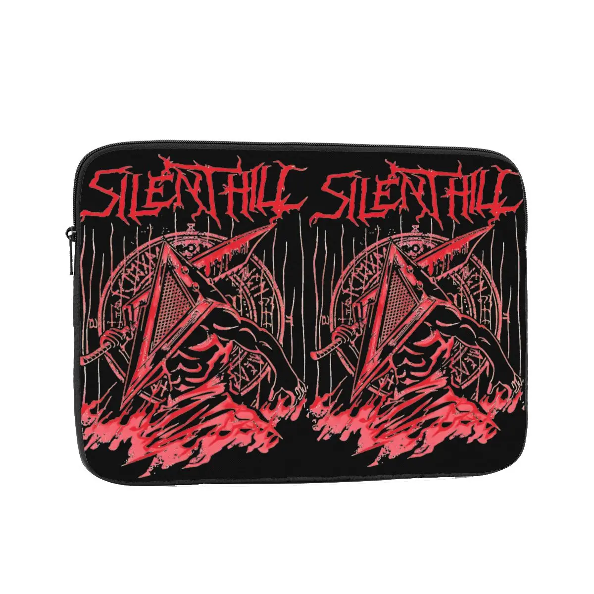 Silent Red Thing Silent Hill Heavy Metal Laptop Sleeve Case 12 13 15 17 Inch Horror Game Notebook Bag Case Shockproof Case Bag