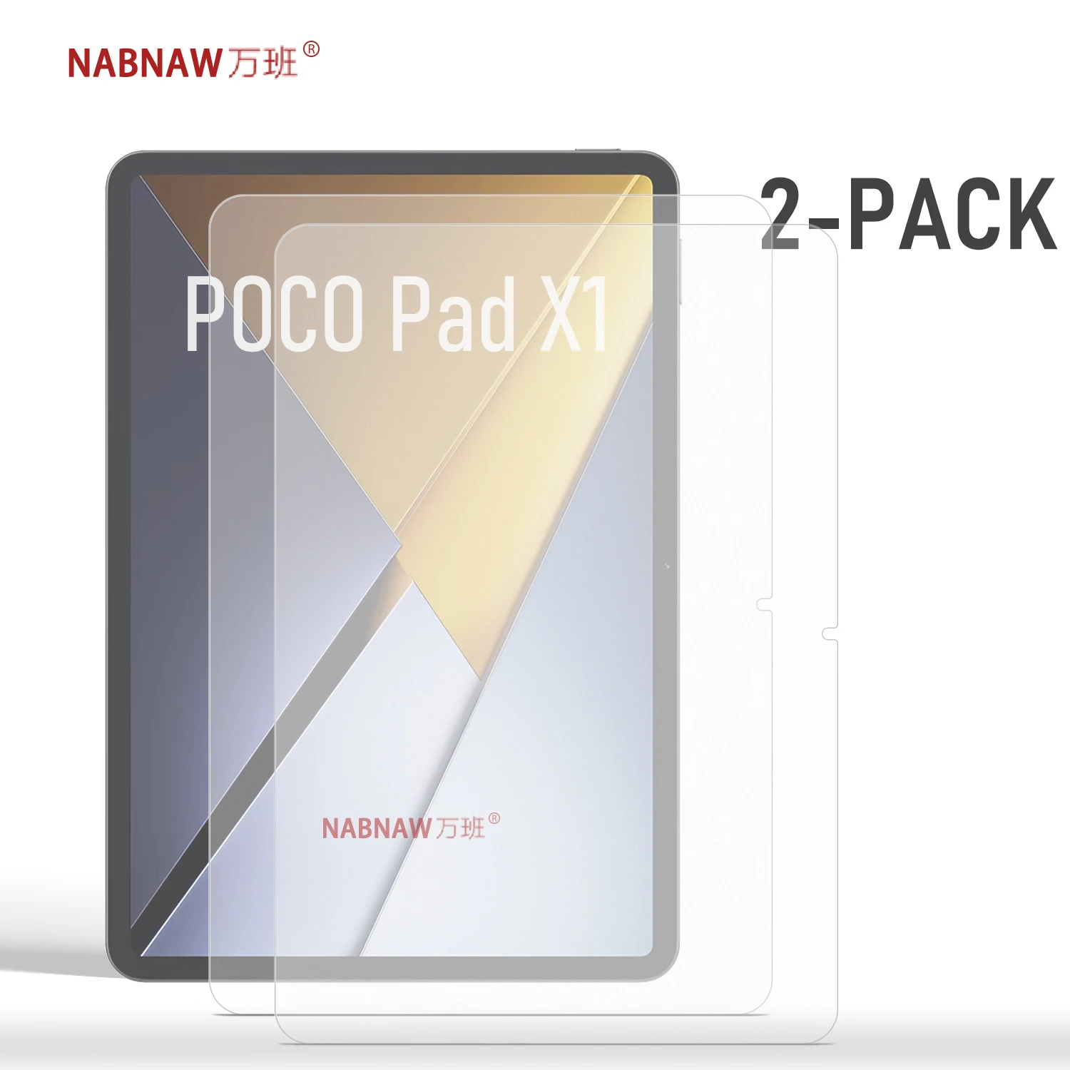 

Защитная пленка из закаленного стекла без пузырьков для Xiaomi POCO Pad X1 11,2 дюйма, защищенная от царапин пленка Full HD