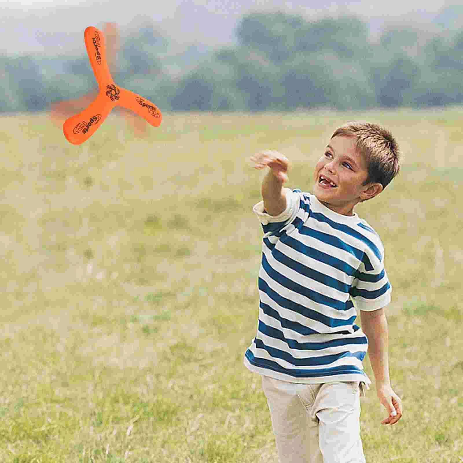 Outdoor Fun Throw and Catch Toy Boomerangs Flying Exercise Recreation Toys for Kids Sports outside