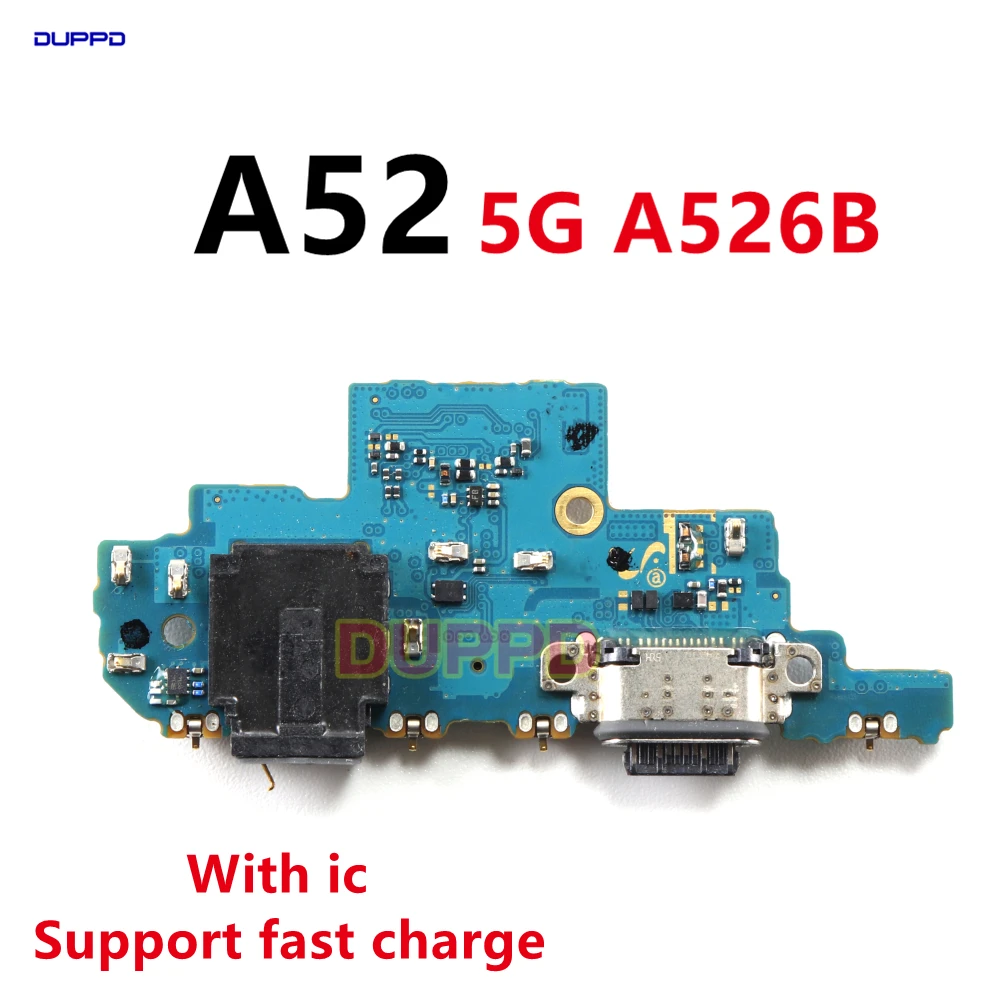 USB Charging Port Dock Board Connector Main Motherboard Flex Cable For Samsung Galaxy A52 5G A526B