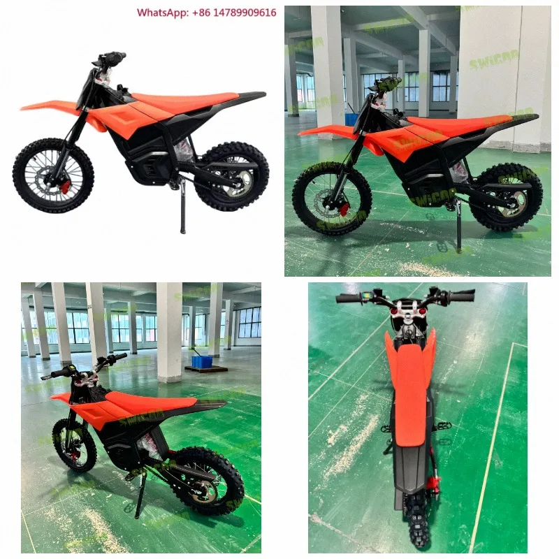Детский электромотоцикл Mini MotoKids MotoMini 1300w, внедорожный, с литиевой батареей 48v и двигателем мощностью 3KW, мини-мотоцикл для бездорожья