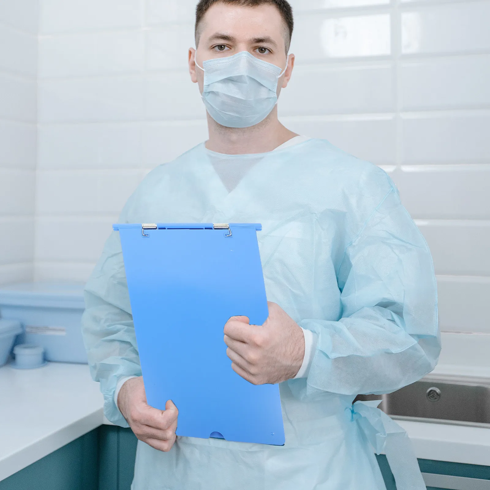 

Sturdy Medical Writing Clipboard Premium Plastic Nurse Clipboard for Hospital Clinic Use Smooth Surface Portable Lightweight