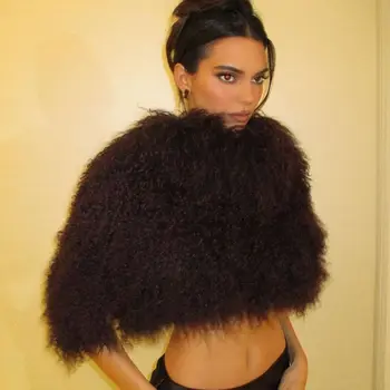 Chal de lana de oveja mongol auténtica, chaqueta de boda elegante para mujer, chal nupcial de piel blanca, capa para fiesta de noche