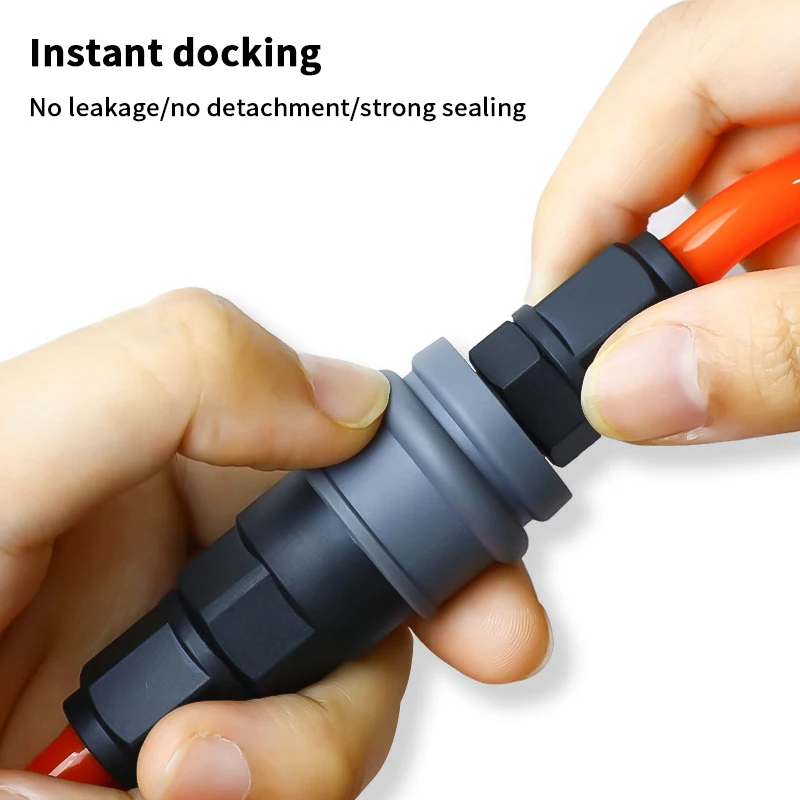 New C-Type Self-locking Quick Connect Adapter Compressor Pneumatic Fittings 8/10/12mm Pneumatic Self-locking Quick Connector