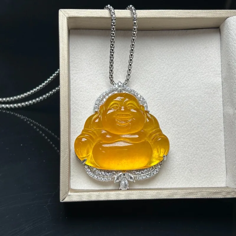 

Классический модный кулон-подвеска «Будда Гун» из высококачественного ледяного стекла
