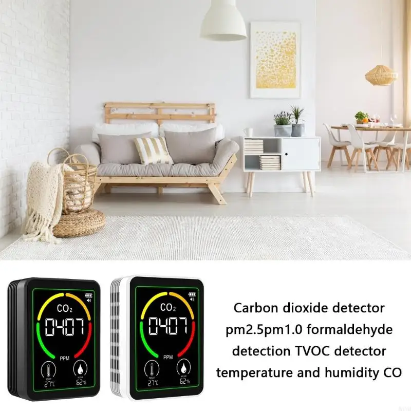 

Устройство обнаружения CO2 с тревожным светом отслеживание влажности для дома M4YD