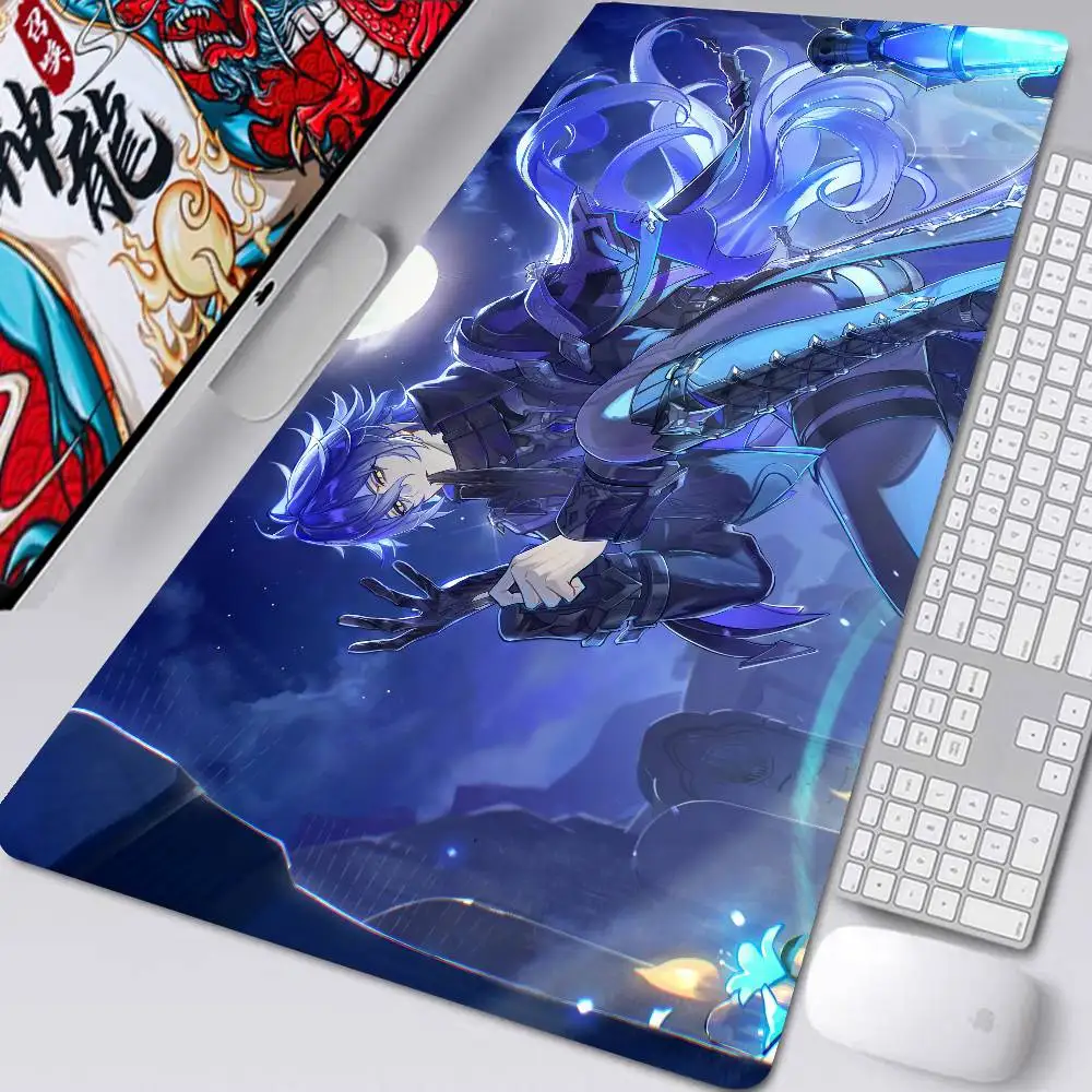Kyryll Chudomirovich Flins Genshin Impact Mousepad Non-slip Suitable For Office Computers Laptops E-sports Game Desk Mats XXL