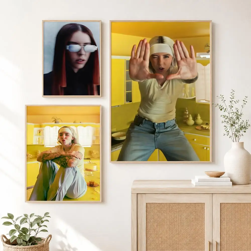 Popular Singer Y-Young Miko Poster Self Adhesive Wall Art Decor for Bedroom Living Room Office Home Decor Gift
