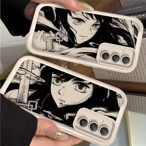 Soft Case For Samsung Galaxy A54 A05 A05S A34 A24 A14 A53 A33 A23 A13 A52 A52S A32 A22 A12 A71 A51 A31 A50 Demon Slayer Muichiro