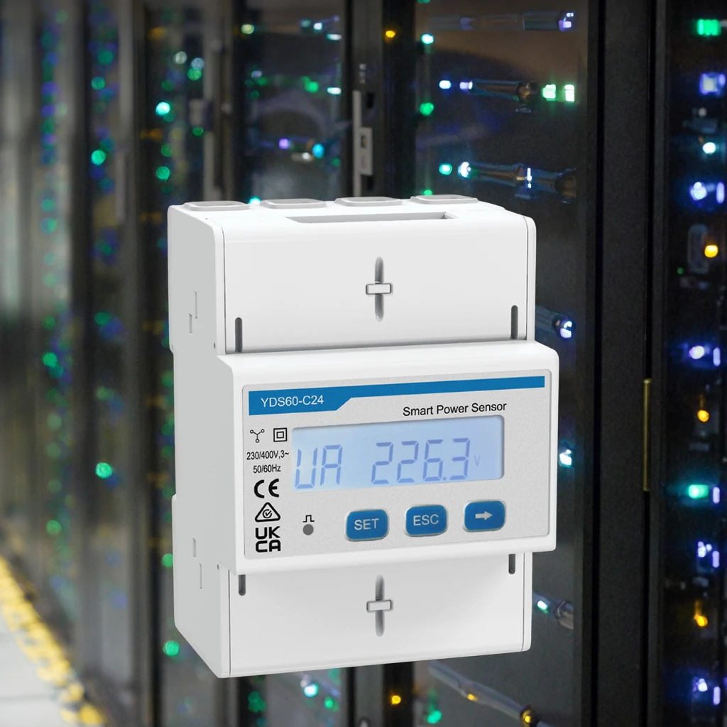 

Умный трехфазный четырехпроводной счетчик электроэнергии Smart 400В 250А/50мА RS485 Modbus RTU с двунаправленным измерением и трансформатором тока