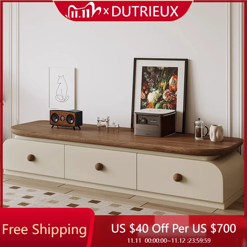 

Cream Living Room Tv Stands Accent Luxury Trendy Decoration Modern Designer Tv Table Vintage Muebles Lounge Suite Furniture